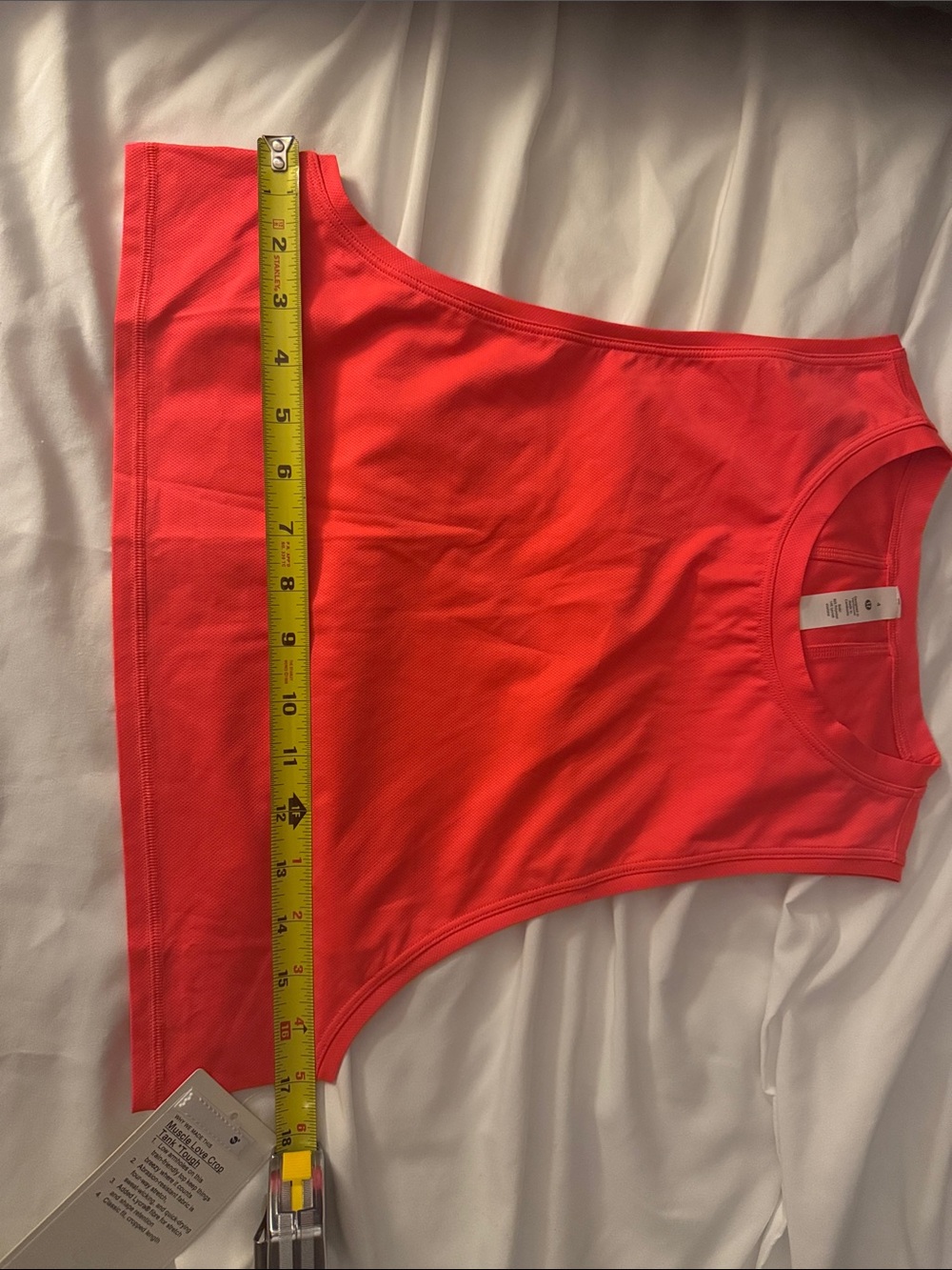 NWT Lululemon Muscle Love Crop Tank, color: Flare, size 4 - Picture 5 of 5